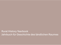 Neu erschienen: Jahrbuch für Geschichte des ländlichen Raumes 2025