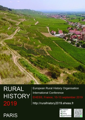 Plakat Rural History Conference 2019 Paris